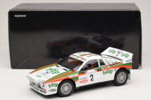 Lancia 037 #2 A. Bettega / M. Perissinot Rally San Marino 1984 Kyosho 1:18 08306F Metall — Bild 8 von 8