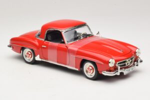 Mercedes 190 SL W121 Coupé Rot ERTL 1:18 7465 Metall — Bild 4 von 6