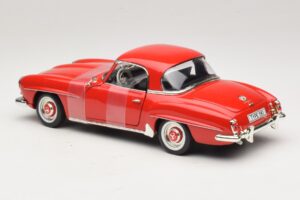 Mercedes 190 SL W121 Coupé Rot ERTL 1:18 7465 Metall — Bild 5 von 6