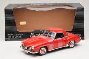 Mercedes 190 SL W121 Coupé Rot ERTL 1:18 7465 Metall — Bild 6 von 6