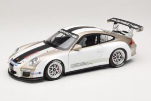 Porsche 911 997 GT3 Cup Weiß Mit Streifen 2008 Minichamps 1:18 WAP0210130C Metall