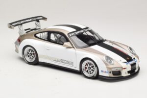 Porsche 911 997 GT3 Cup Weiß Mit Streifen 2008 Minichamps 1:18 WAP0210130C Metall — Bild 6 von 8