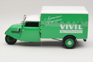 Tempo Hanseat Transporter Vivil Grün Minichamps 1:18 150099043 Metall — Bild 3 von 6