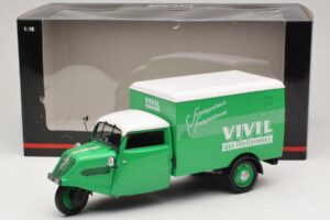 Tempo Hanseat Transporter Vivil Grün Minichamps 1:18 150099043 Metall — Bild 6 von 6