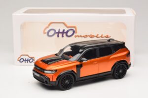Dacia Duster Mk3 Redust Sport 4x2 Hybrid Metallic Orange Otto 1:18 OT1316 Resin — Bild 6 von 6