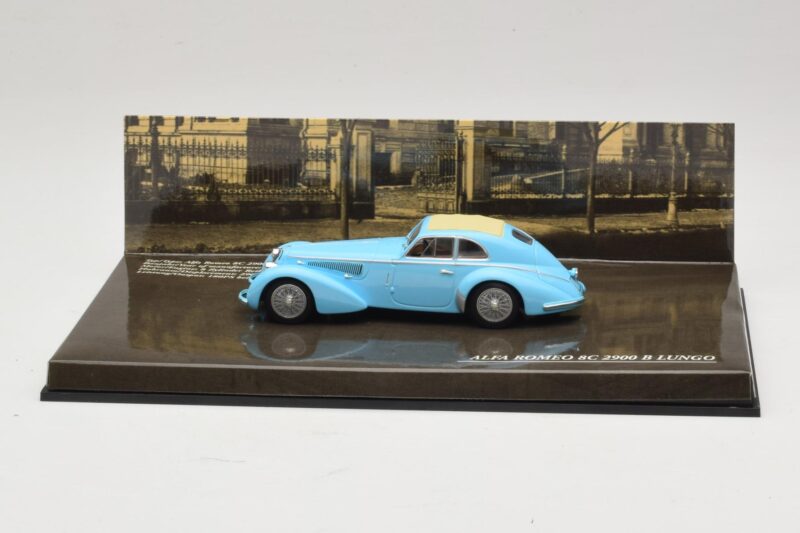 Alfa Romeo 8C 2900B Lungo Hellblau Minichamps 1:43 436120420 Metall