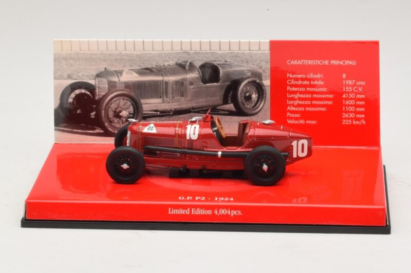 Alfa Romeo P2 #10 Rot 1924 Minichamps 1:43 403241203 Metall