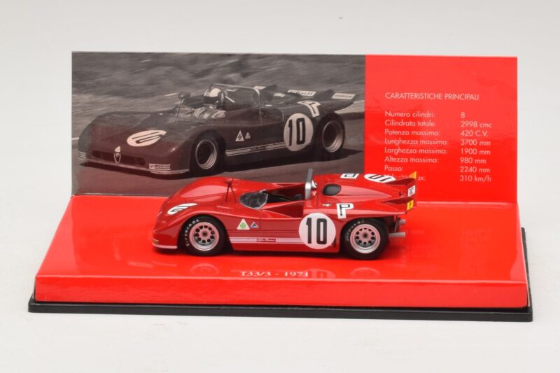 Alfa Romeo T33/3 #10 R. Stommelen / N. Galli ADAC 1000km Nurburgring 1971 Minichamps 1:43 436711210 Metall
