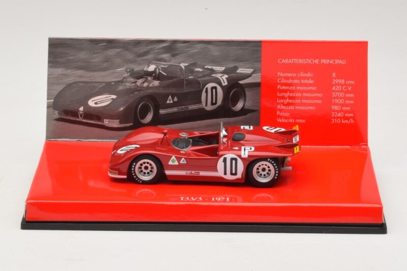 Alfa Romeo T33/3 #10 R. Stommelen / N. Galli ADAC 1000km Nurburgring 1971 Ohne Außenkarton Minichamps 1:43 436711210-R1 Metal