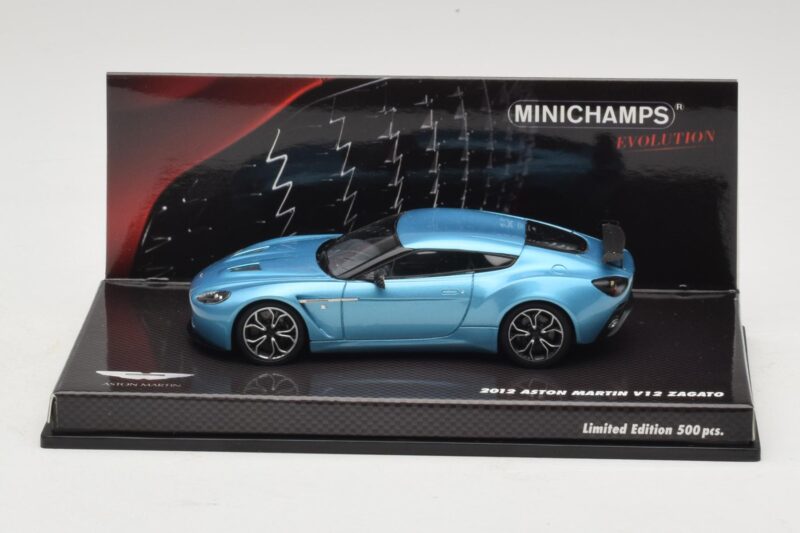 Aston Martin V12 Zagato Alba Blue Minichamps 1:43 Aston Martin V12 Zagato Alba Blue Minichamps 1:43 437137222 Metall