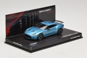 Aston Martin V12 Zagato Alba Blue Minichamps 1:43 437137222 Metall — Bild 2 von 5