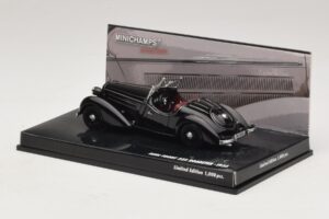 Audi Front 225 Roadster Schwarz Minichamps 1:43 437019131 Metall — Bild 3 von 5