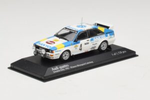 Audi Quattro #4 S. Blomqvist / B. Cederberg Rally Sweden Winner 1982 Minichamps 1:43 430821904 Metall — Bild 2 von 4