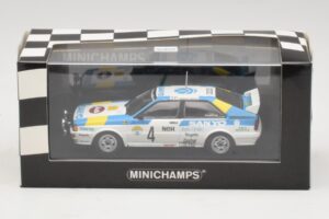 Audi Quattro #4 S. Blomqvist / B. Cederberg Rally Sweden Winner 1982 Minichamps 1:43 430821904 Metall — Bild 4 von 4