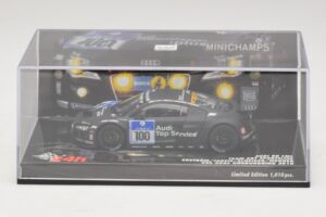 Audi R8 LMS GT3 #100 M. Ekstrom / O. Jarvis Abt Sportsline 24 Hours of Nurburgring 2010 Minichamps 1:43 437101900 Metall — Bild 4 von 5