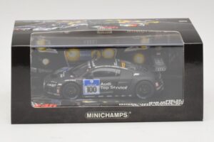 Audi R8 LMS GT3 #100 M. Ekstrom / O. Jarvis Abt Sportsline 24 Hours of Nurburgring 2010 Minichamps 1:43 437101900 Metall — Bild 5 von 5
