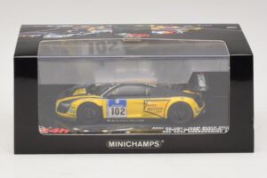 Audi R8 LMS GT3 #102 H-J. Stuck / H. Heyer Black Falcon 24 Hours of Nurburgring 2010 Minichamps 1:43 437101912 Metall — Bild 5 von 5