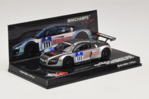 Audi R8 LMS GT3 #111 Metha / Breslin Black Falcon 24 Hours of Nurburgring 2010 Minichamps 1:43 437101911 Metall — Bild 2 von 5