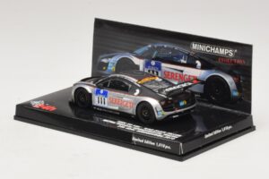 Audi R8 LMS GT3 #111 Metha / Breslin Black Falcon 24 Hours of Nurburgring 2010 Minichamps 1:43 437101911 Metall — Bild 3 von 5