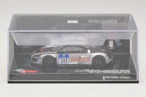 Audi R8 LMS GT3 #111 Metha / Breslin Black Falcon 24 Hours of Nurburgring 2010 Minichamps 1:43 437101911 Metall — Bild 4 von 5