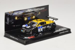 Audi R8 LMS GT3 #2 24 Hours of Nurburgring 2010 Minichamps 1:43 437101902 Metall — Bild 2 von 5