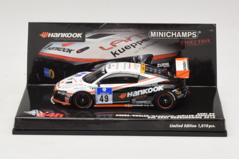 Audi R8 LMS GT3 #49 Krebs / Vogler Hankook 24 Hours of Nurburgring 2010 Minichamps 1:43 437101949 Metall