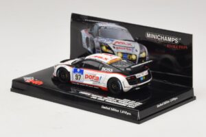 Audi R8 LMS GT3 #97 Phoenix Racing 24 Hours of Nurburgring 2010 Minichamps 1:43 437101997 Metall — Bild 3 von 5