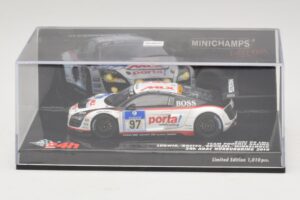 Audi R8 LMS GT3 #97 Phoenix Racing 24 Hours of Nurburgring 2010 Minichamps 1:43 437101997 Metall — Bild 4 von 5