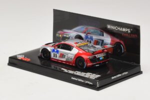 Audi R8 LMS GT3 #99 F. Biela / M. Fassler Phoenix Racing 24 Hours of Nurburgring 2010 Minichamps 1:43 437101999 Metall — Bild 3 von 5