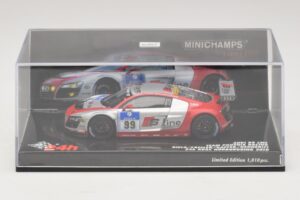 Audi R8 LMS GT3 #99 F. Biela / M. Fassler Phoenix Racing 24 Hours of Nurburgring 2010 Minichamps 1:43 437101999 Metall — Bild 4 von 5