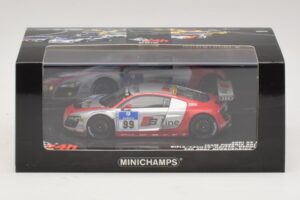 Audi R8 LMS GT3 #99 F. Biela / M. Fassler Phoenix Racing 24 Hours of Nurburgring 2010 Minichamps 1:43 437101999 Metall — Bild 5 von 5
