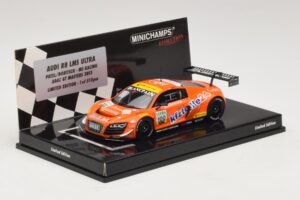 Audi R8 LMS Ultra #100 MS Racing Patel / Dobitsch ADAC GT Masters 2013 Minichamps 1:43 437130100 Metall — Bild 2 von 5