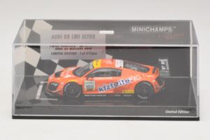 Audi R8 LMS Ultra #100 MS Racing Patel / Dobitsch ADAC GT Masters 2013 Minichamps 1:43 437130100 Metall — Bild 4 von 5