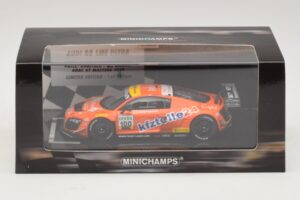 Audi R8 LMS Ultra #100 MS Racing Patel / Dobitsch ADAC GT Masters 2013 Minichamps 1:43 437130100 Metall — Bild 5 von 5