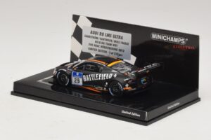 Audi R8 LMS Ultra #29 Team WRT Sandstorm L. Vanthoor 24 Hours of Nurburgring 2013 Minichamps 1:43 437130129 Metall — Bild 3 von 5
