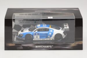 Audi R8 LMS Ultra #4 Phoenix Racing Ammermuller / H-J. Stuck 24 Hours of Nurburgring 2013 Minichamps 1:43 437131304 Metall — Bild 5 von 5
