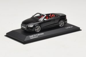 Audi S3 8P Cabriolet Schwarz Minichamps 1:43 437013030 Metall — Bild 2 von 4