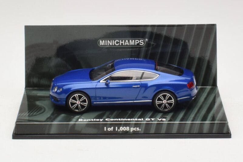 Bentley Continental GT V8 Blau Metallic Minichamps 1:43 436139982 Metall