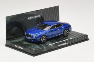 Bentley Continental GT V8 Blau Metallic Minichamps 1:43 436139982 Metall — Bild 2 von 4