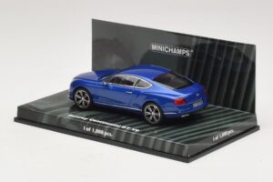 Bentley Continental GT V8 Blau Metallic Minichamps 1:43 436139982 Metall — Bild 3 von 4