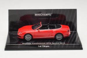Bentley Continental GTC Speed Rot Minichamps 1:43 Bentley Continental GTC Speed Rot Minichamps 1:43 436139061 Metall