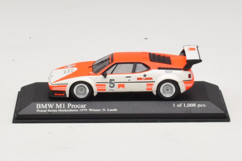 BMW M1 Procar #5 N. Lauda Procar Series 1979 Minichamps 1:43 430792595 Metall