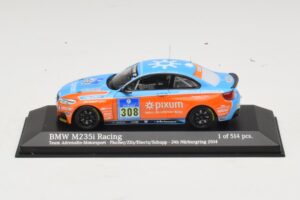 BMW M235i Team Adrenalin #308 Fischer / Zils 24 Hours of Nurburgring 2014 Minichamps 1:43 437142408 Metall