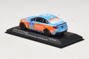 BMW M235i Team Adrenalin #308 Fischer / Zils 24 Hours of Nurburgring 2014 Minichamps 1:43 437142408 Metall — Bild 3 von 4