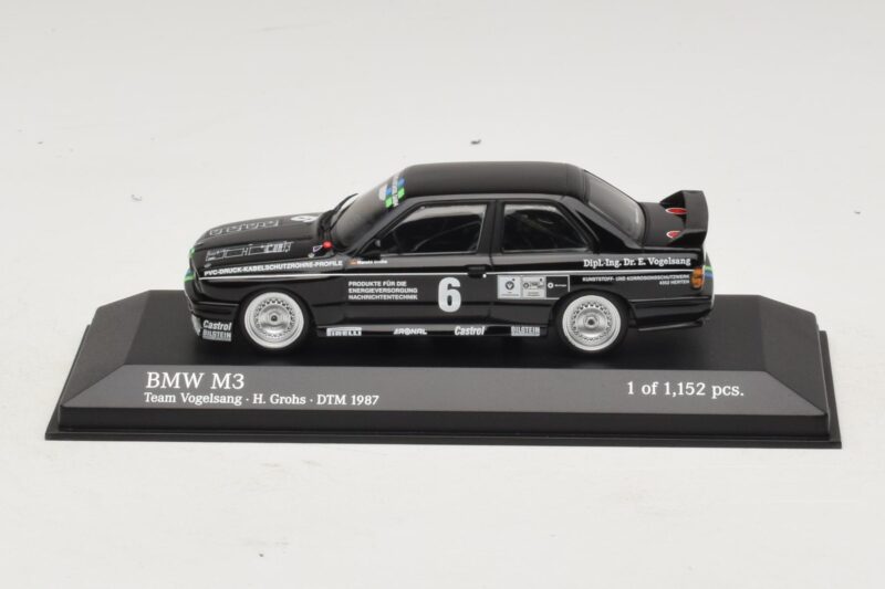 BMW M3 E30 #6 F. Grohs DTM 1987 Minichamps 1:43 430872006 Metall