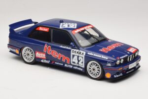 BMW M3 E30 Auto Maass #42 H. Becker DTM 1992 Minichamps 1:18 180922042 Metall — Bild 6 von 8