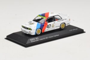 BMW M3 E30 M-Team Linder #47 Vogt / Herger Winners ETC Zolder 1987 Minichamps 1:43 430872047 Metall — Bild 2 von 4
