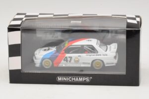 BMW M3 E30 M-Team Linder #47 Vogt / Herger Winners ETC Zolder 1987 Minichamps 1:43 430872047 Metall — Bild 4 von 4