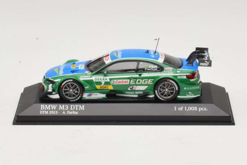 BMW M3 E92 DTM #7 A. Farfus BMW Team RBM DTM 2013 Minichamps 1:43 410132207 Metall
