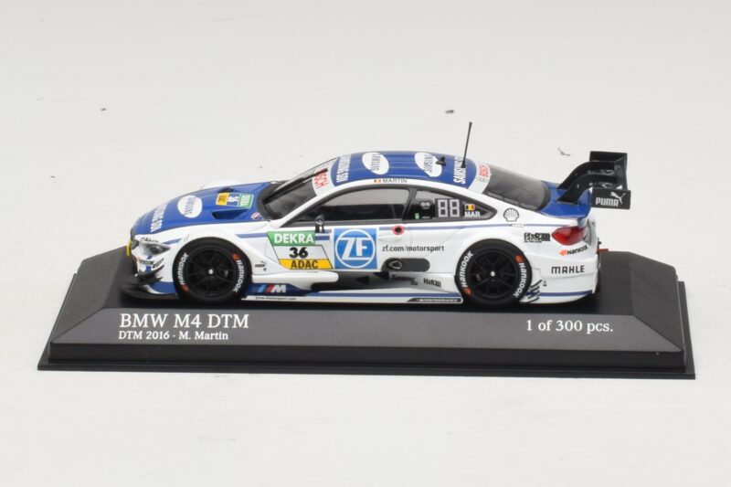 BMW M4 F82 DTM #36 M. Martin BMW Team RBM DTM 2016 Minichamps 1:43 410162436 Metall